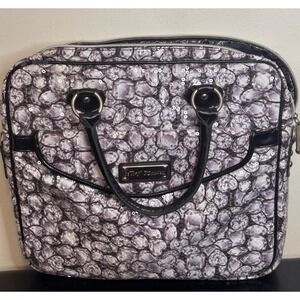 Betsey Johnson Laptop Bag, Sequence, Diamond Pattern, Padded